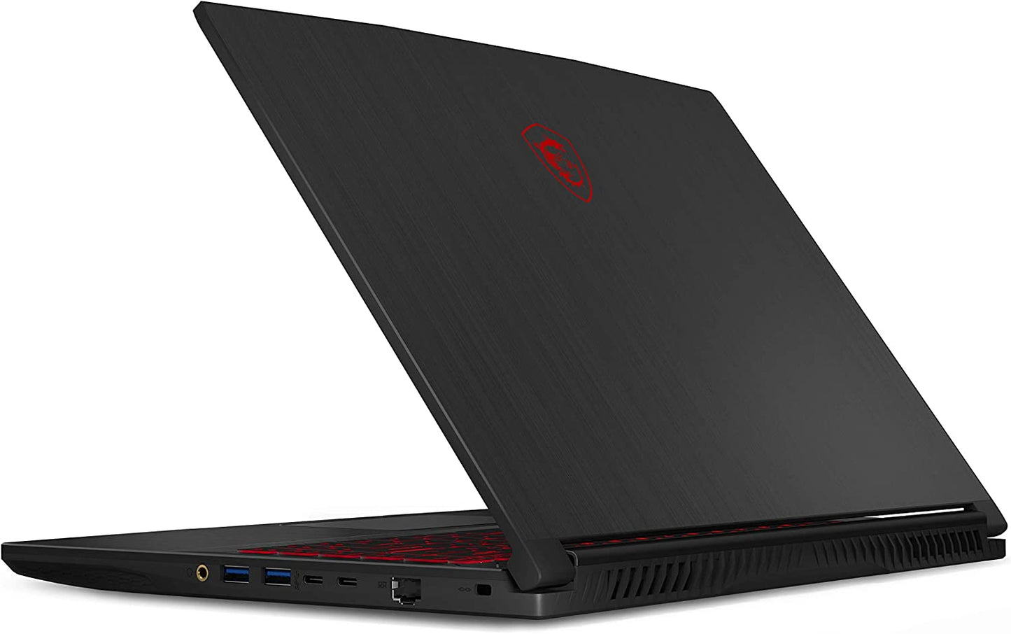 GF65 Gaming Laptop: 15.6" 144Hz FHD 1080P, Intel Core I7-10750H 6 Core, NVIDIA Geforce RTX 3060, 16GB, 512GB Nvme SSD, Wifi 6, Red Keyboard, Win 10, Black (10UE-047)
