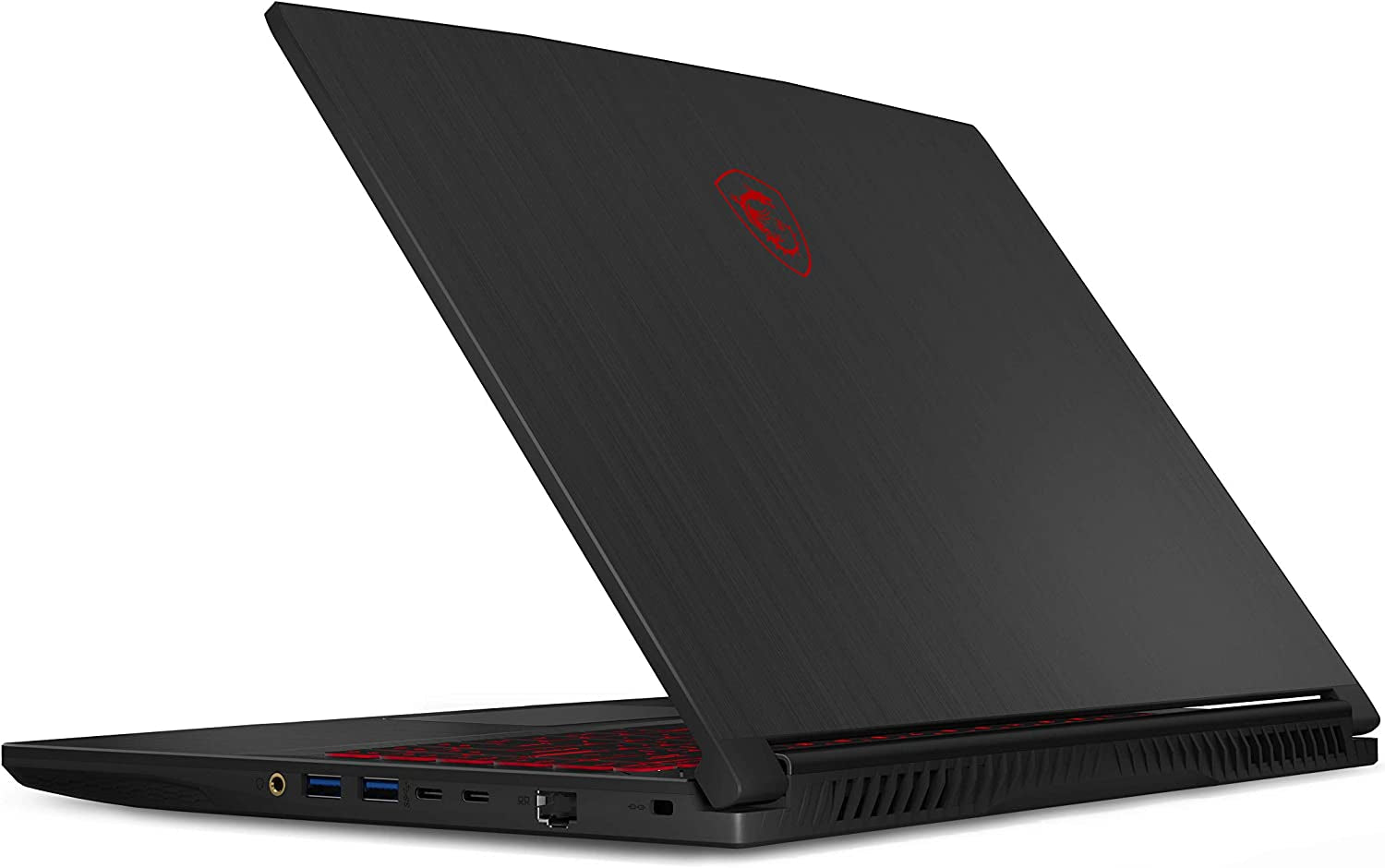 GF65 Gaming Laptop: 15.6" 144Hz FHD 1080P, Intel Core I7-10750H 6 Core, NVIDIA Geforce RTX 3060, 16GB, 512GB Nvme SSD, Wifi 6, Red Keyboard, Win 10, Black (10UE-047)