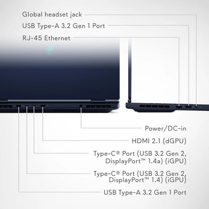 16" Aurora Gaming Laptop Intel Core 7-240H, 16GB RAM, 1TB SSD, NVIDIA Geforce RTX 5050